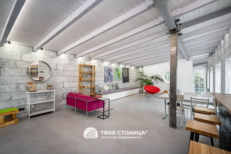 Коттедж дня на Брестской. Кухня-гостиная на первом этаже