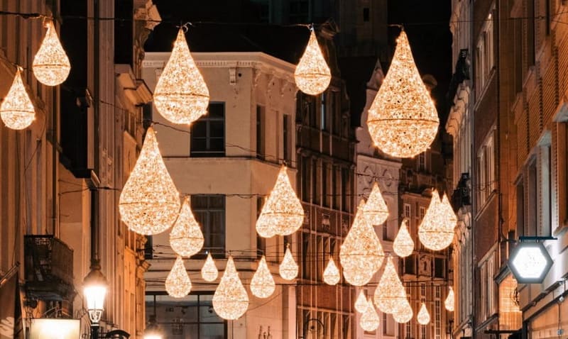 Рождественские огни в Брюсселе 2025