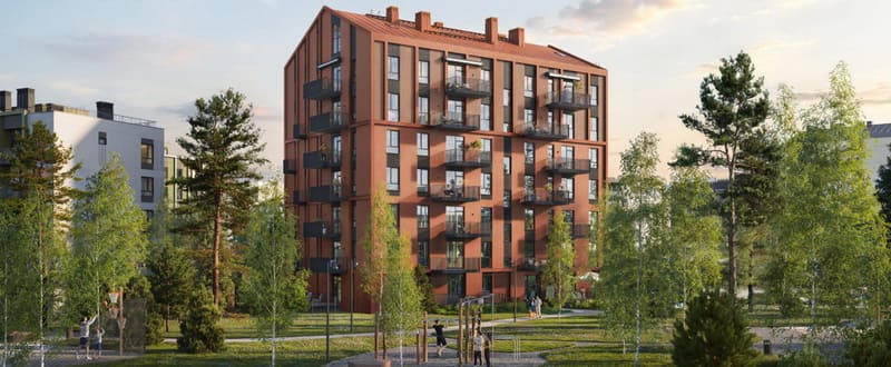 Новый ситихаус 6.9. в Зелёной гавани - вид снаружи