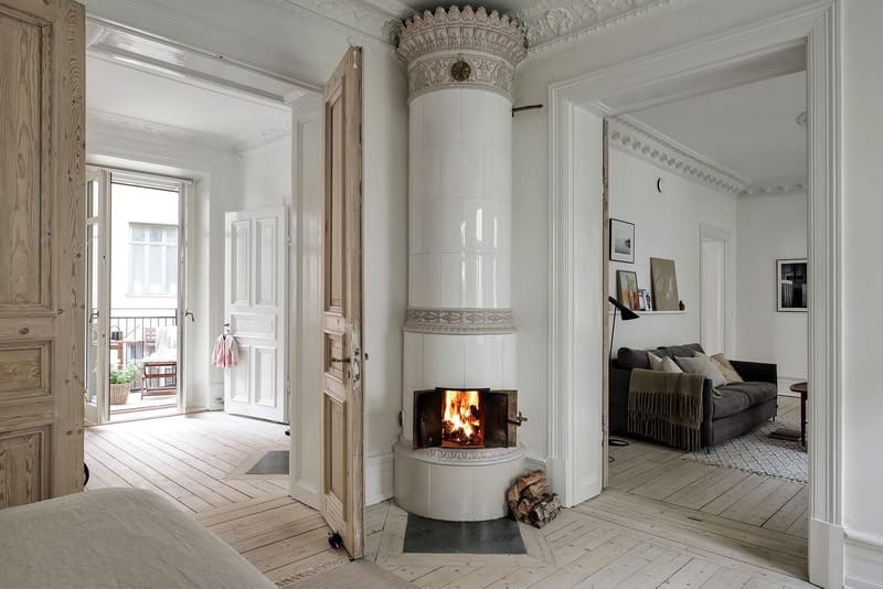 Камин в сталинке