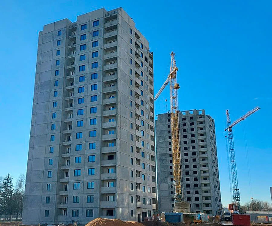 Новые дома в Чижовке от Минскстроя