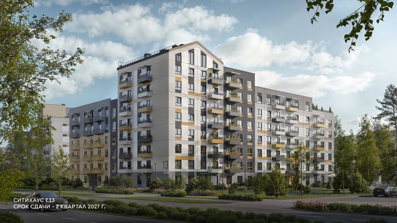 Новый ситихаус в Зелёной Гавани. Общий вид