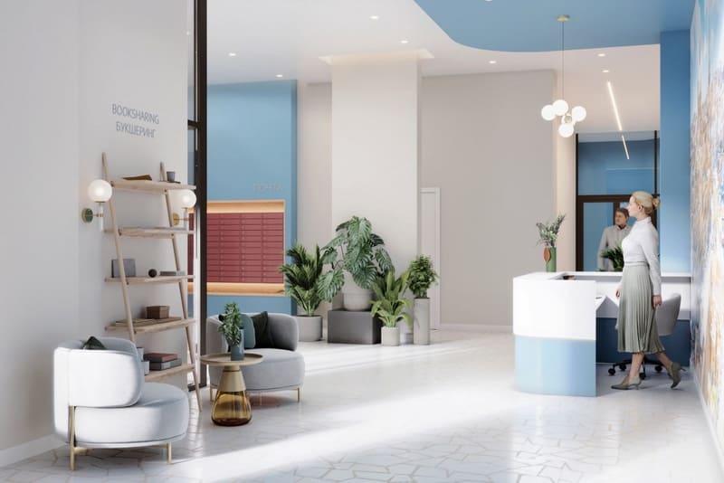 Холл в доме Валетта в Минск-Мире