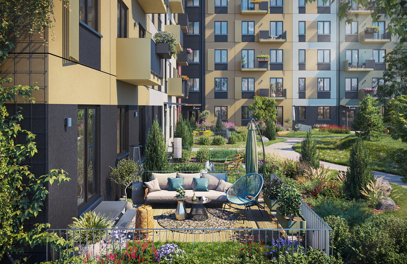 Участок на 1 этаже в новом ситихаусе 6.17 в Зеленой гавани