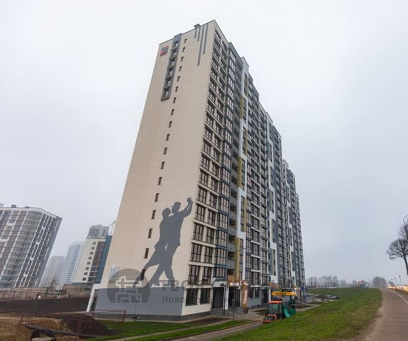 Дом Танго в квартале Мировые танцы в Минск-Мире - вид с торца