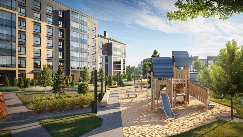 Зеленая гавань. Детская площадка