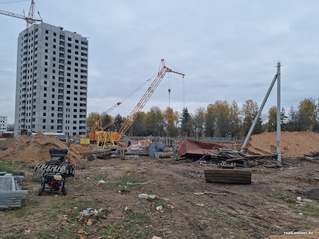 Строительство новых домов в Чижовке