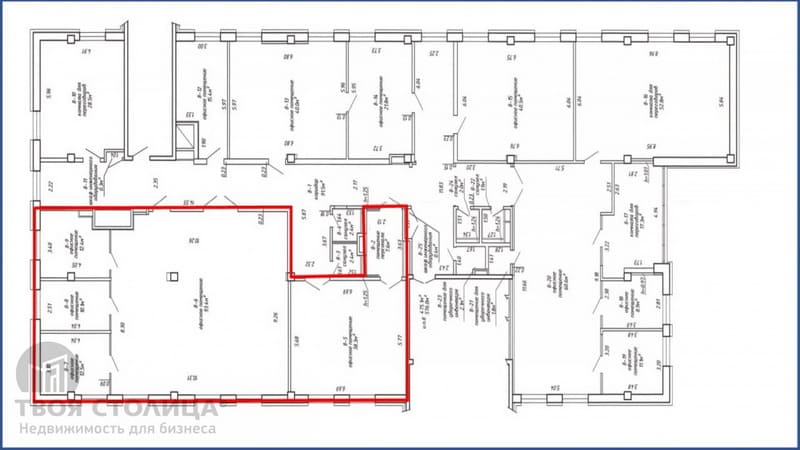 Офис на Смоленской 25. Планировка
