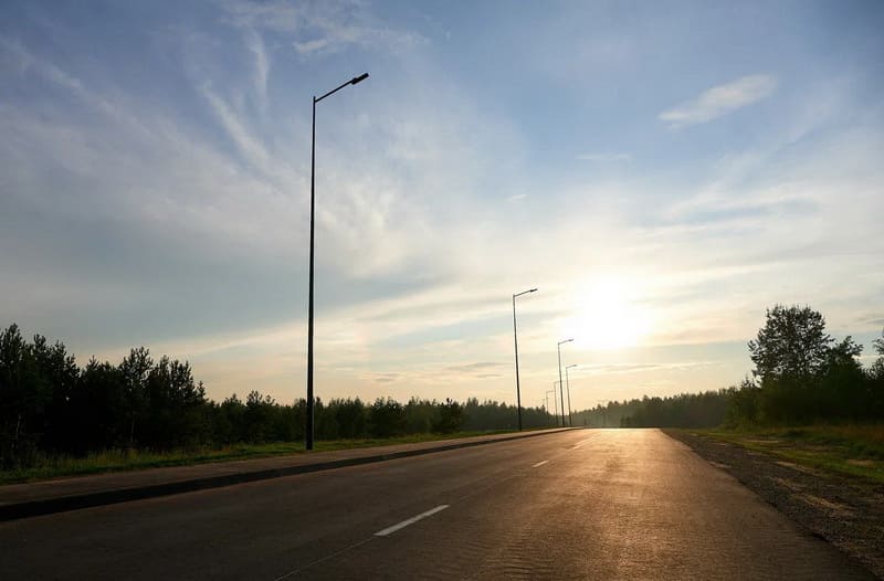 Новая дорога в Зелёную гавань из Колодищ (Фото А-100 Девелопмент)