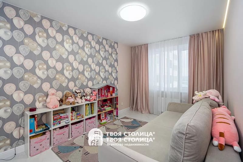 Трёхкомнатная квартира в Великом лесу ул. 50 лет Победы 20. Детская