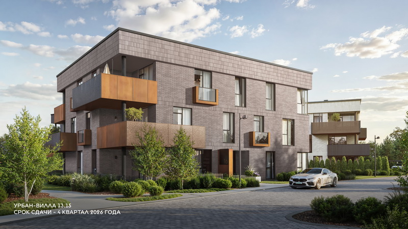 Новая урбан-вилла в Зелёной Гавани. Общий вид