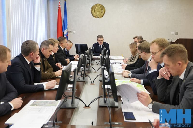 Совещание в Мингорисполкоме по Северному берегу