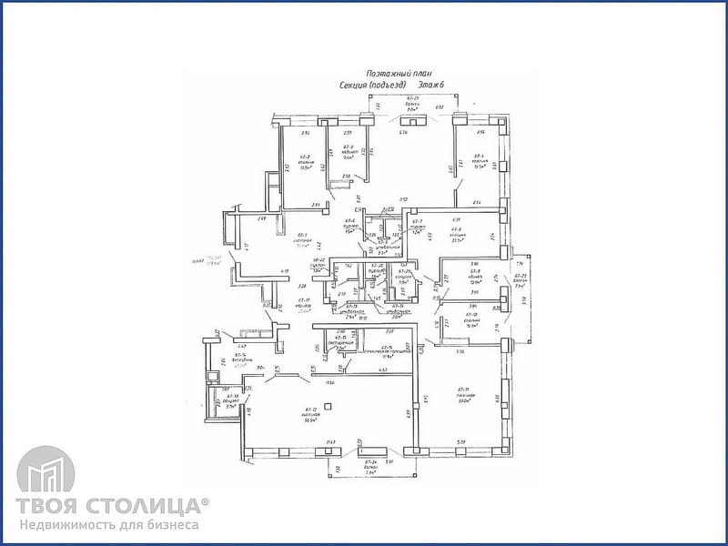 План этажа в Liberty Residence