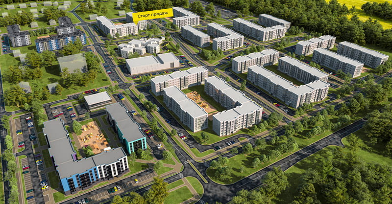 Генплан ЖК Соколиный край