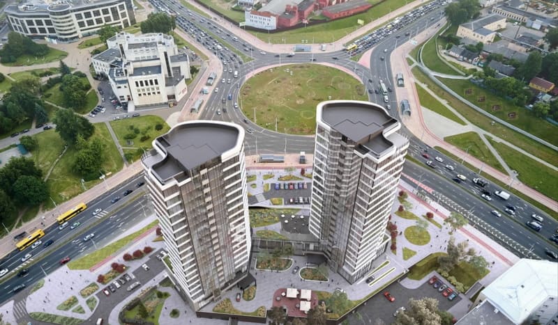 ЖК Маэстро. Минск. Вид с высоты