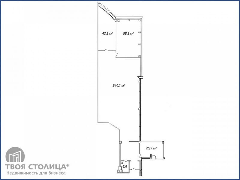 Офис в Журавинке. Планировка
