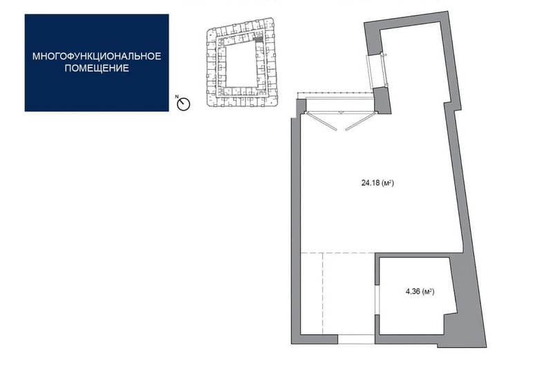 Планировка бизнес-апартамента в доме Медитерранеан