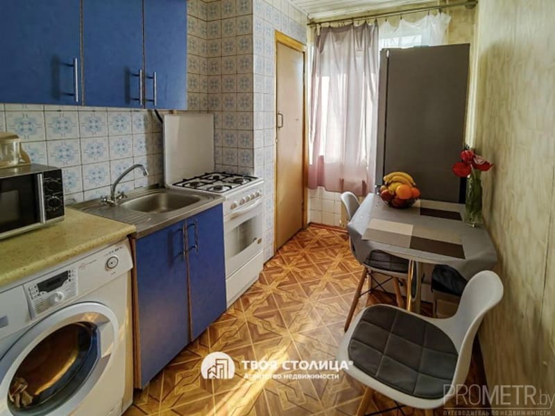 Компактная трёхкомнатная квартира (распашонка)