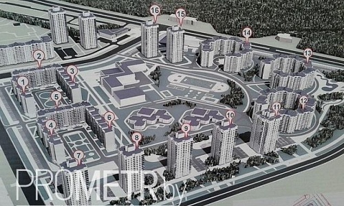 Жилой квартал Застройка мкрн. «Лошица-9» ул. Турова