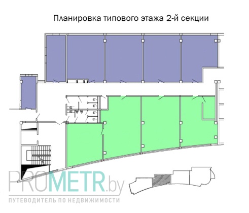  БЦ "Порт" (2-я очередь 1,2 секции) - фото 1