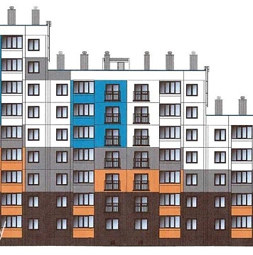 Жилой дом по ул. Пуховской-30 в микрорайоне № 7, Бобруйск