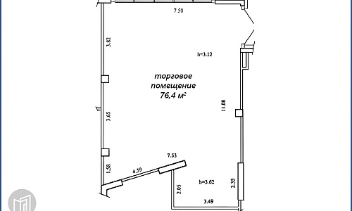 Аренда помещения Минск, Жореса Алферова ул., 14